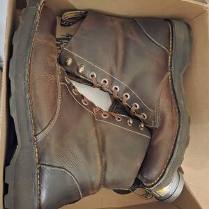 Dr. Martens Dark Brown Leather Boots